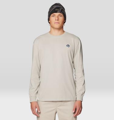 Men's Rig Graphic Relaxed Long Sleeve, Color: Oyster Shell, image 5