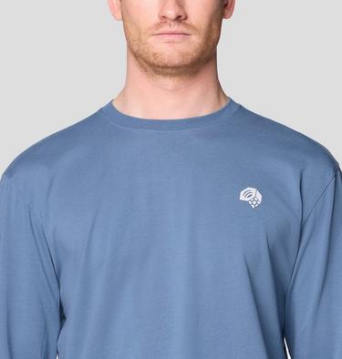 Men's Rig Graphic Relaxed Long Sleeve, Color: Adriatic Blue, image 12
