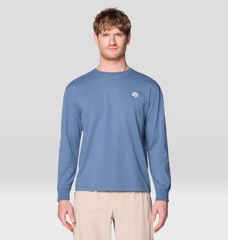 Homme Rig Graphic Relaxed Manches longues, Color: Adriatic Blue, image 1