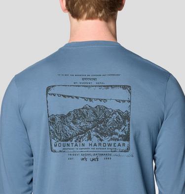 Men's MHW Big Mountain Long Sleeve, Color: Adriatic Blue, image 4