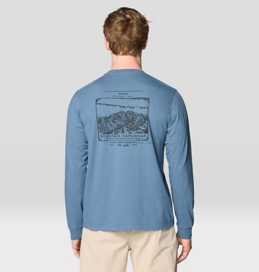Men's MHW Big Mountain Long Sleeve, Color: Adriatic Blue, image 2