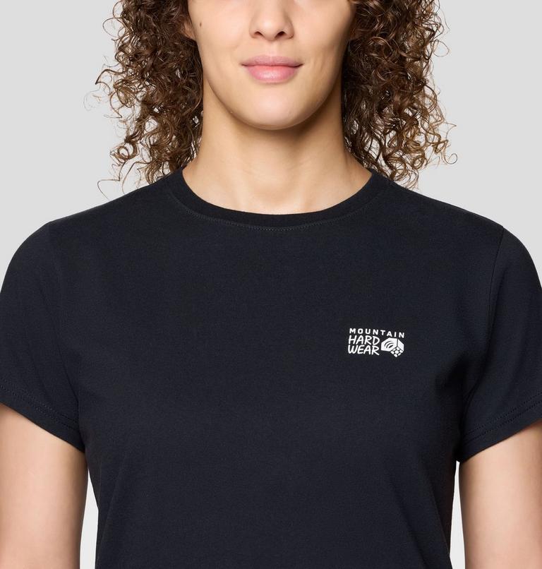 Women's MHW Logo Standard Short Sleeve, Color: Black, image 4
