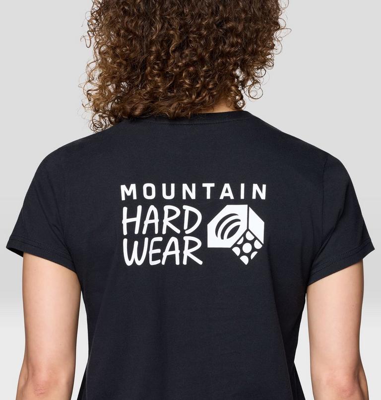 Women's MHW Logo Standard Short Sleeve, Color: Black, image 5