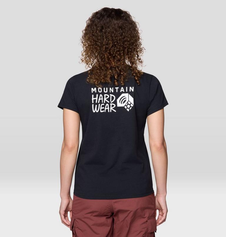 Women's MHW Logo Standard Short Sleeve, Color: Black, image 2