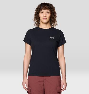 Women's MHW Logo Standard Short Sleeve, Color: Black, image 9