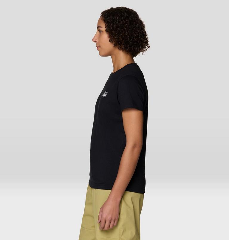 Women's MHW Logo Standard Short Sleeve Shirt, Color: Black, image 3