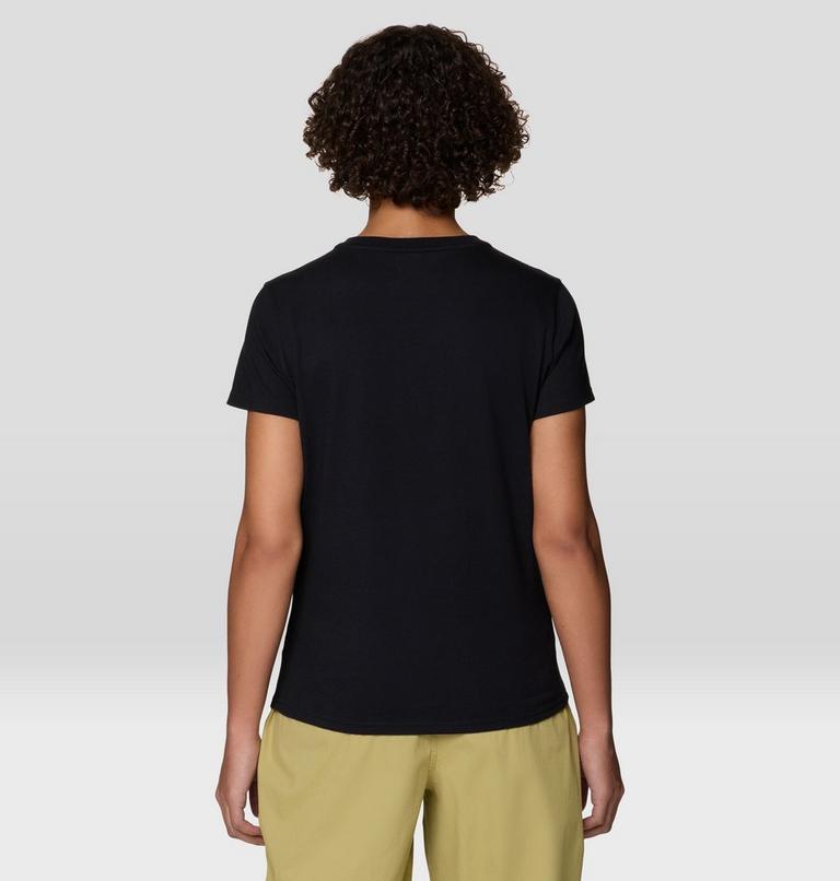 Women's MHW Logo Standard Short Sleeve Shirt, Color: Black, image 2
