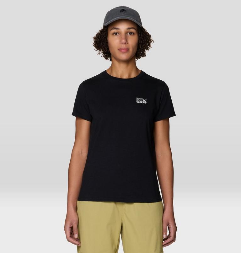 Women's MHW Logo Standard Short Sleeve Shirt, Color: Black, image 1