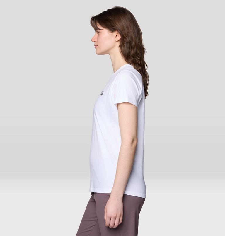 Women's MHW Logo Standard Short Sleeve, Color: White, image 3