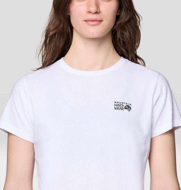 Women's MHW Logo Standard Short Sleeve, Color: White, image 4