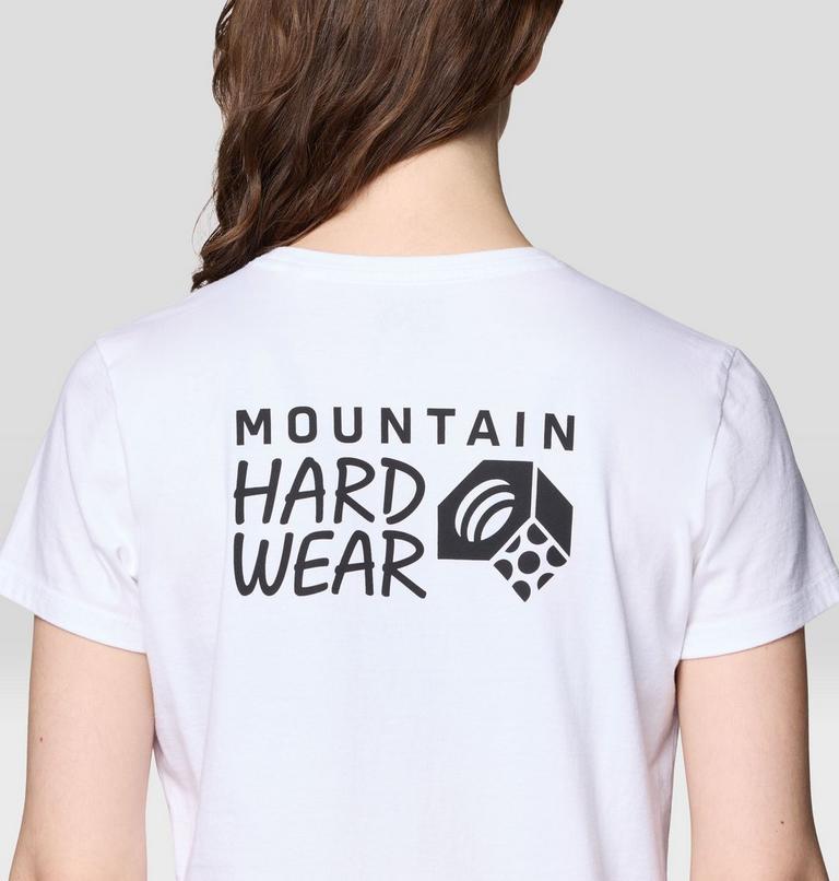 Women's MHW Logo Standard Short Sleeve, Color: White, image 5