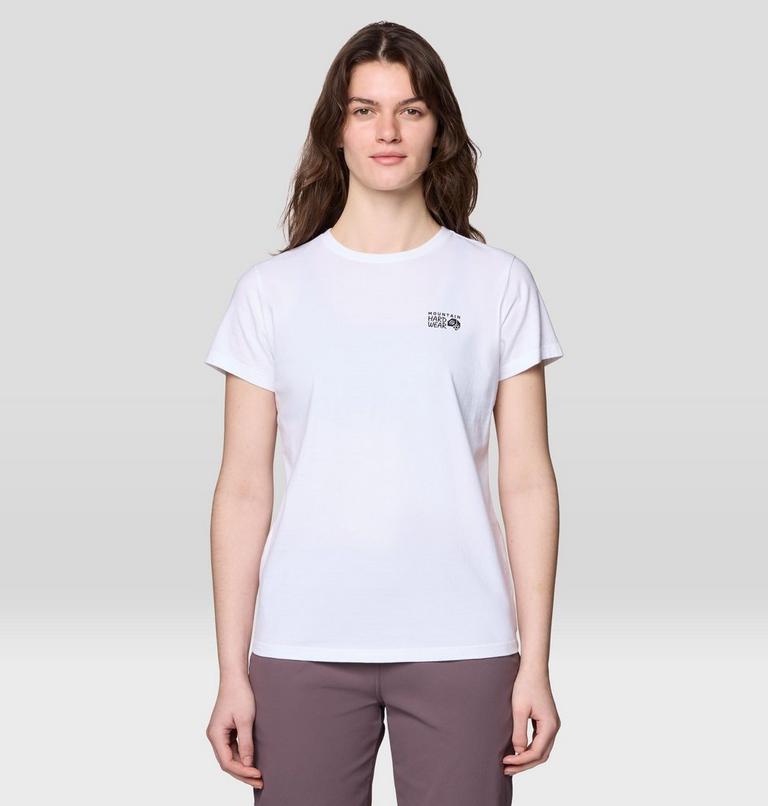 Women's MHW Logo Standard Short Sleeve, Color: White, image 1