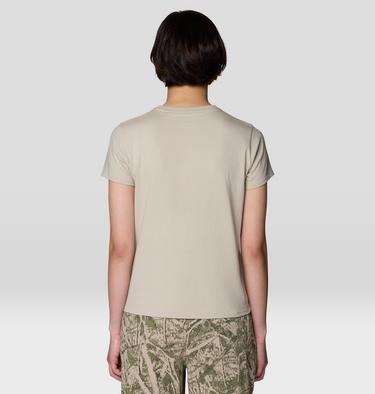 Women's MHW Logo Standard Short Sleeve Shirt, Color: Sandblast, image 8