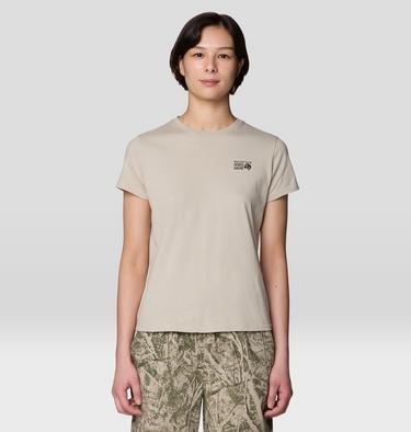 Women's MHW Logo Standard Short Sleeve Shirt, Color: Sandblast, image 7