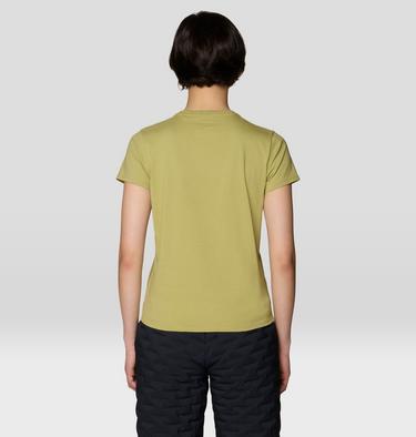 Women's MHW Logo Standard Short Sleeve Shirt, Color: Forest Moss, image 10