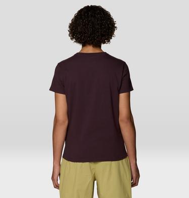 Women's MHW Logo Standard Short Sleeve Shirt, Color: Deep Mulberry, image 6