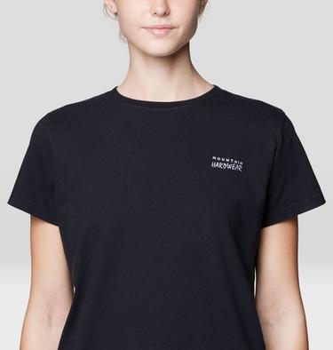 Women's MHW Logo Short Sleeve, Color: Black, image 8