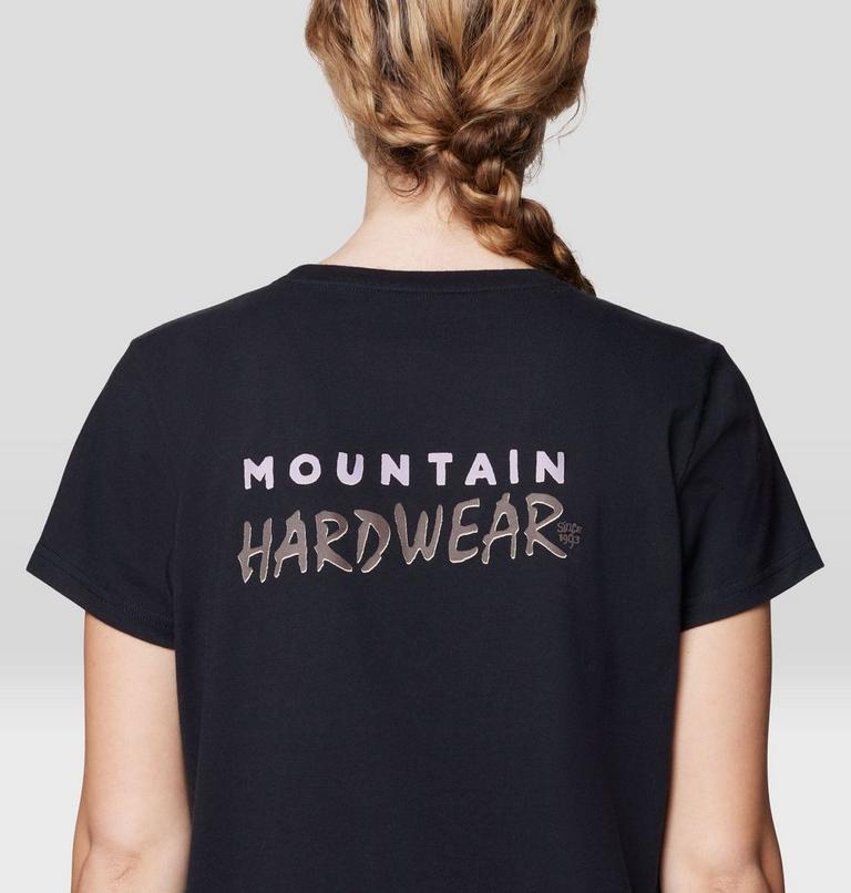 Women's MHW Logo Short Sleeve, Color: Black, image 5