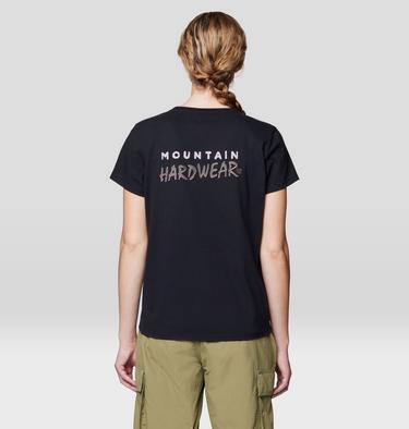 Women's MHW Logo Short Sleeve, Color: Black, image 6