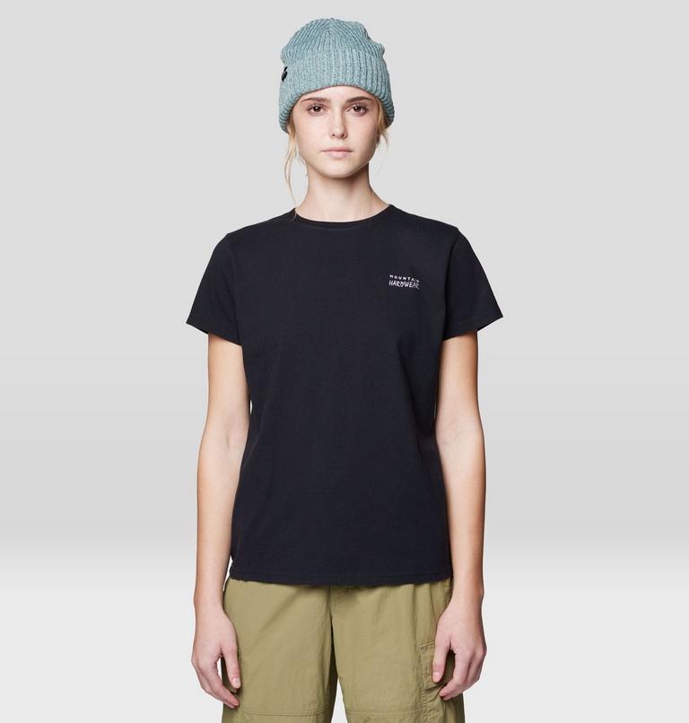 Women's MHW Logo Short Sleeve, Color: Black, image 1