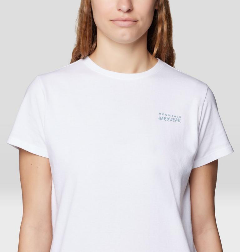 Women's MHW Logo Short Sleeve, Color: White, image 4