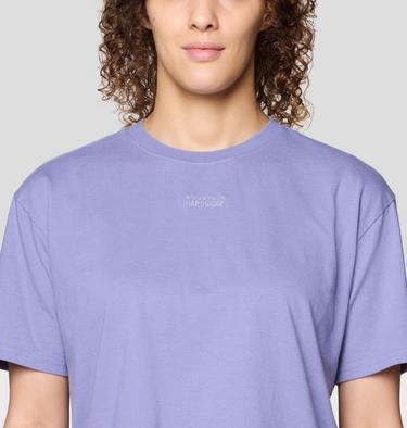 Women's MHW Center Logo Boxy Crop Short Sleeve, Color: Avid, image 4