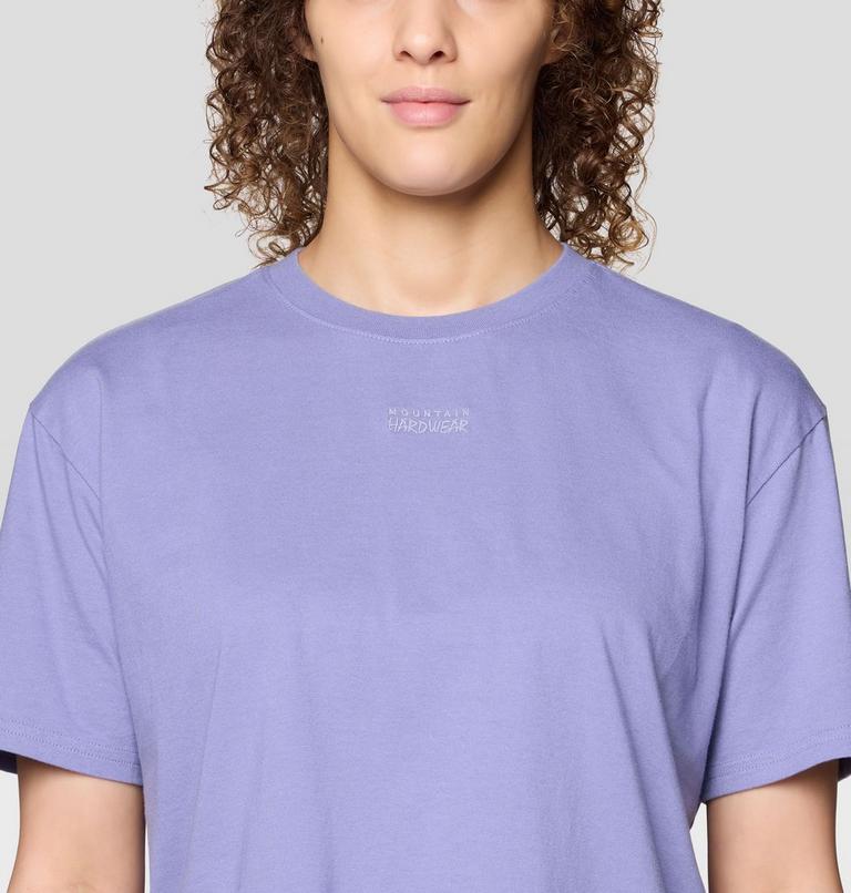 Women's MHW Center Logo Boxy Crop Short Sleeve, Color: Avid, image 4
