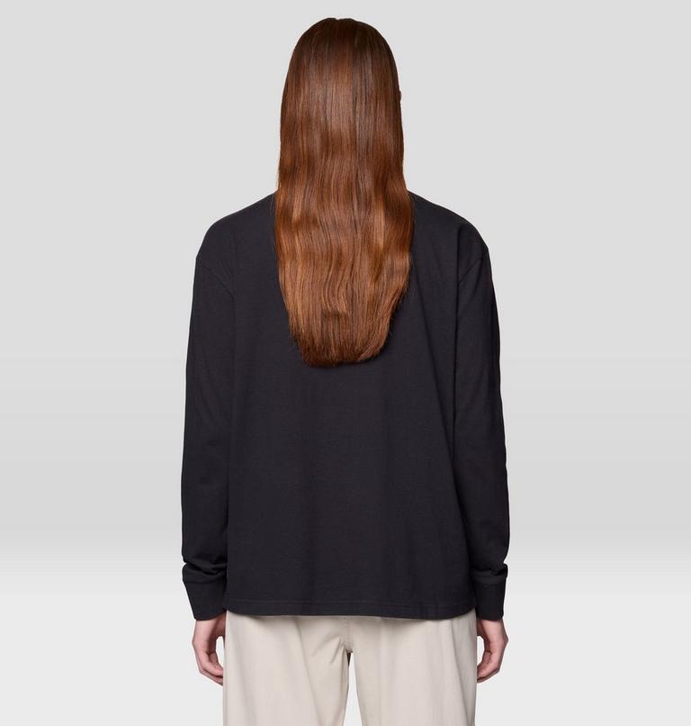 Women's MHW Logo Boxy Long sleeve, Color: Black, image 2