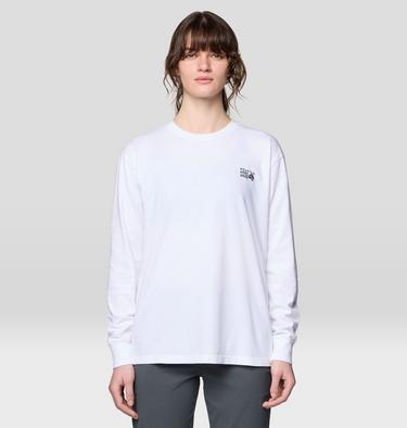 Women's MHW Logo Boxy Long sleeve, Color: White, image 9