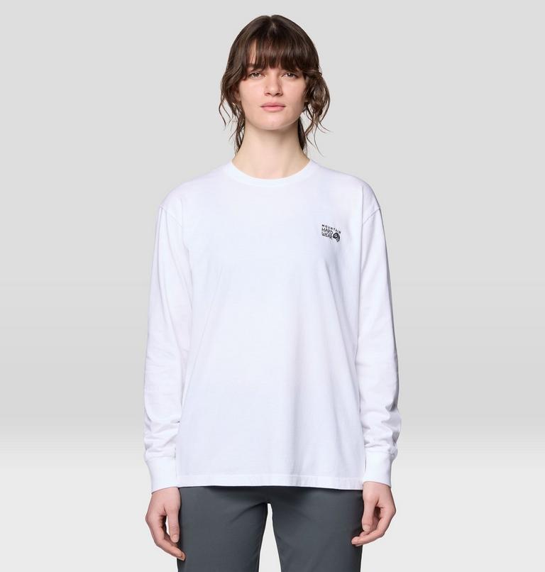 Women's MHW Logo Boxy Long sleeve, Color: White, image 1
