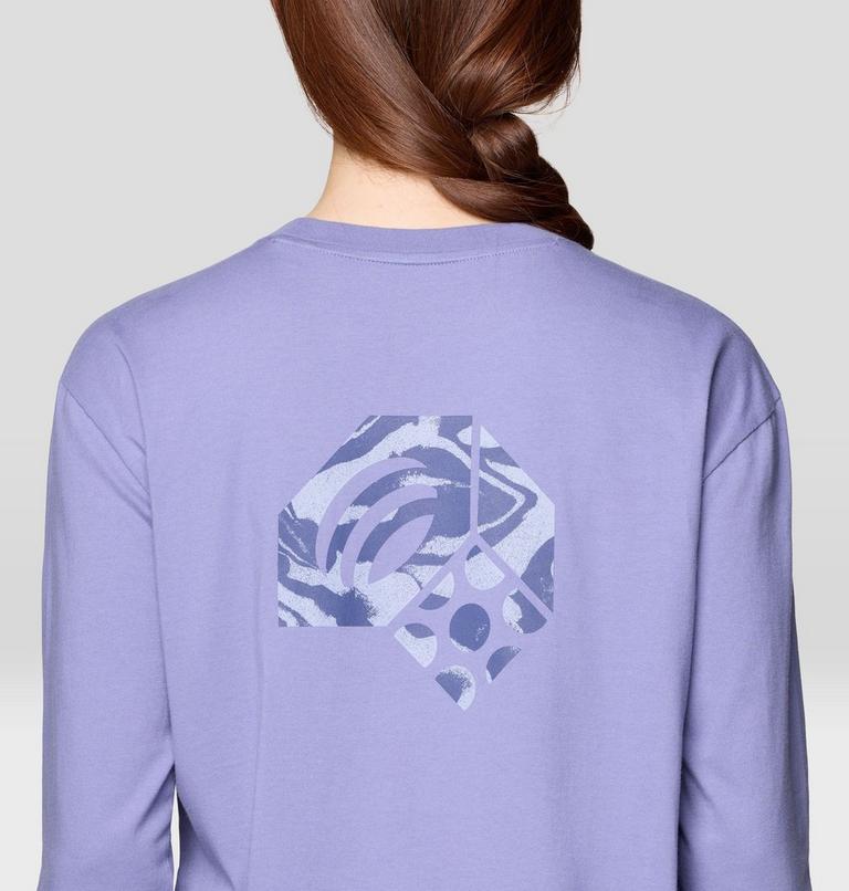 Women's MHW Logo Boxy Long sleeve, Color: Avid, image 4