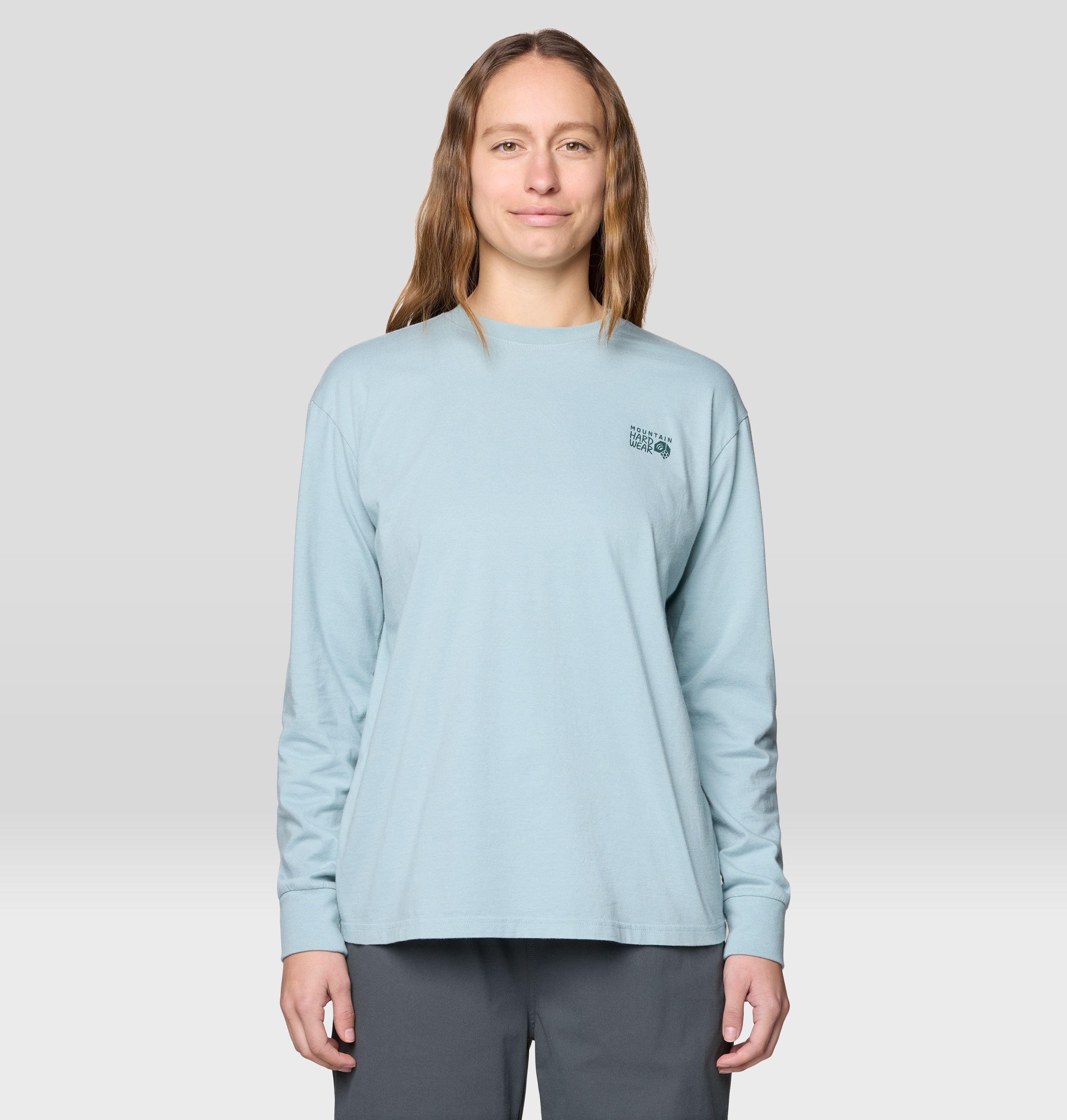 Mountain Hardwear Women's MHW Logo Boxy Long sleeve - L - Blue