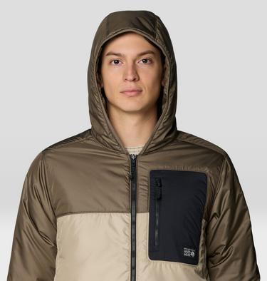Men's Apr&egrave;s Pro Insulated Hooded Jacket, Color: Badlands, Tierra, image 16