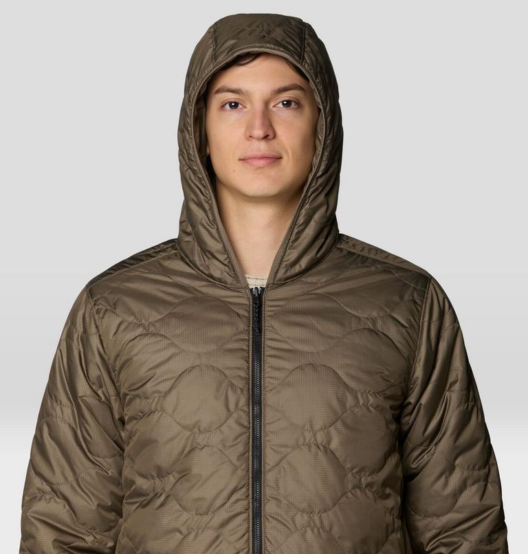 Men's Apr&egrave;s Pro Insulated Hooded Jacket, Color: Badlands, Tierra, image 7