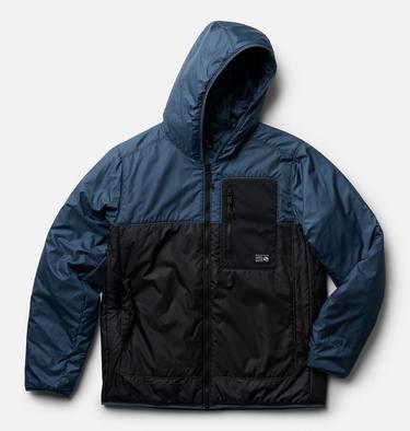 Men's Apr&egrave;s Pro Insulated Hooded Jacket, Color: Astral Blue, Shark, image 18