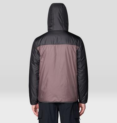 Men's Apr&egrave;s Pro Insulated Hooded Jacket, Color: Purple Sage, Shark, image 10