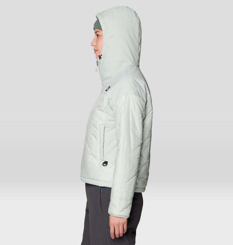 Women's Apr&egrave;s Pro Insulated Hooded Jacket, Color: Gamma Grey, image 3