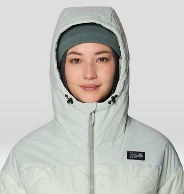 Women's Apr&egrave;s Pro Insulated Hooded Jacket, Color: Gamma Grey, image 8
