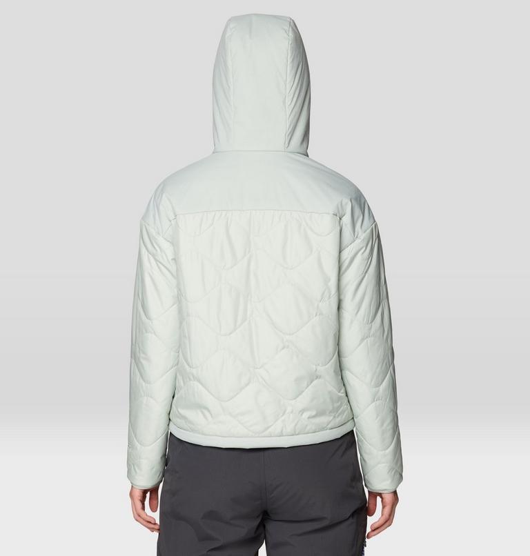 Women's Apr&egrave;s Pro Insulated Hooded Jacket, Color: Gamma Grey, image 2