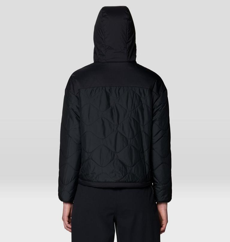 Women's Apr&egrave;s Pro Insulated Hooded Jacket, Color: Black, image 2