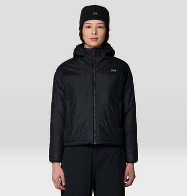 Women's Apr&egrave;s Pro Insulated Hooded Jacket, Color: Black, image 13