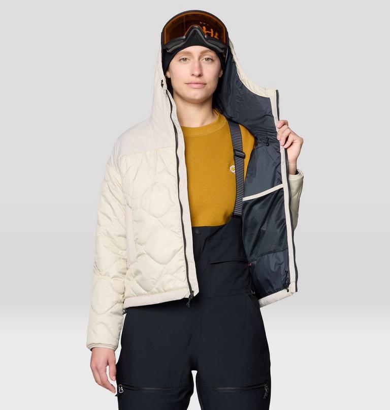 Women's Après Pro Insulated Hooded Jacket, Color: Fossil, image 5