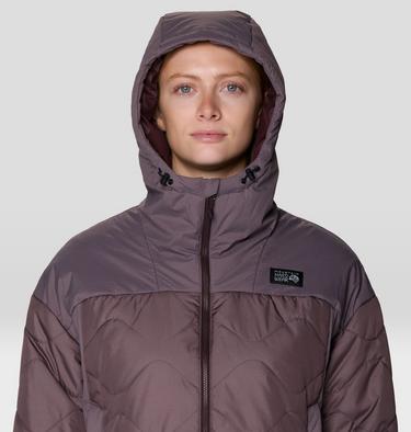 Women's Apr&egrave;s Pro Insulated Hooded Jacket, Color: Purple Sage, image 12