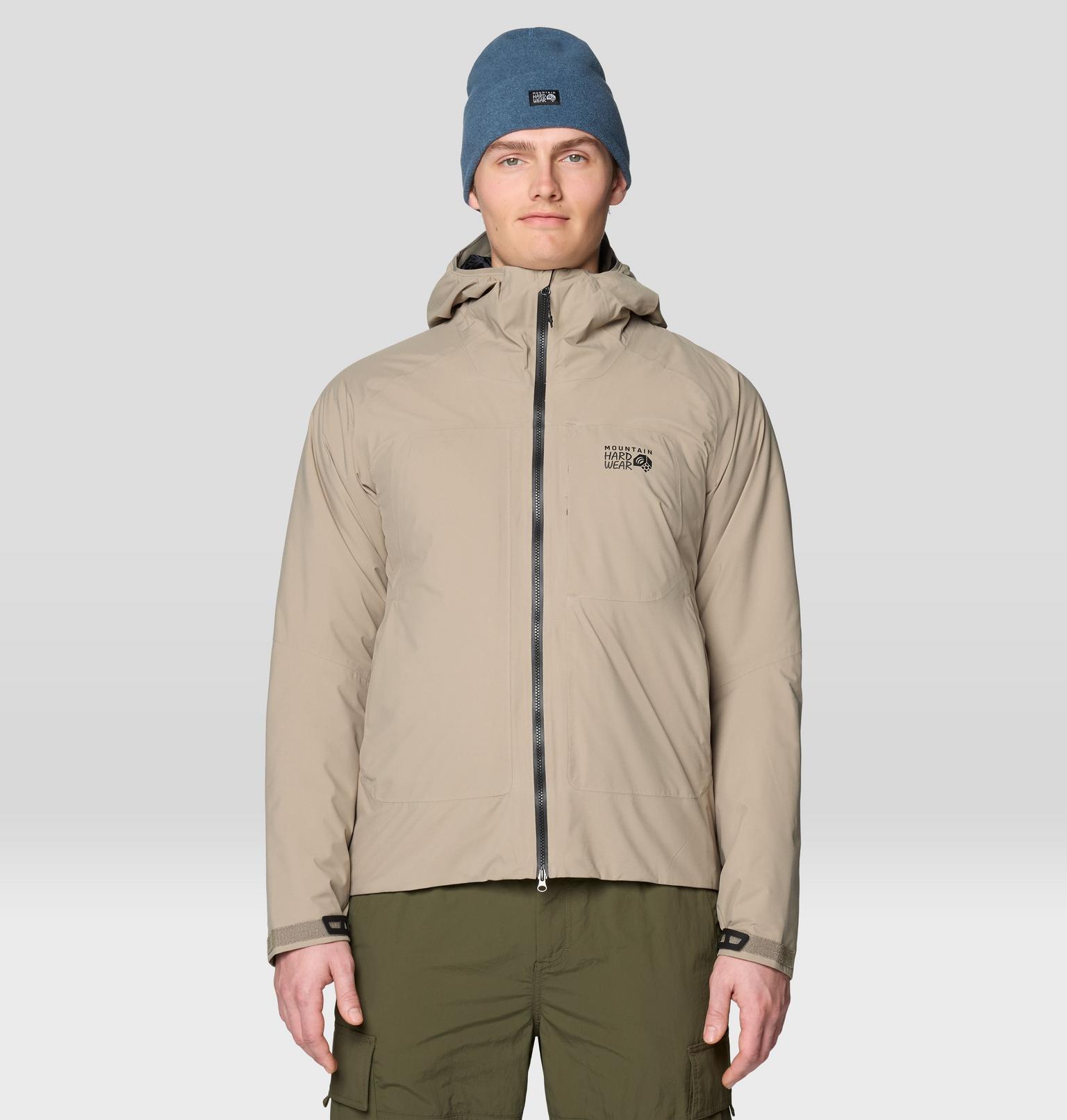 Mountain Hardwear Men's Stretch Ozonic Insulated Jacket (Dunes, Large)