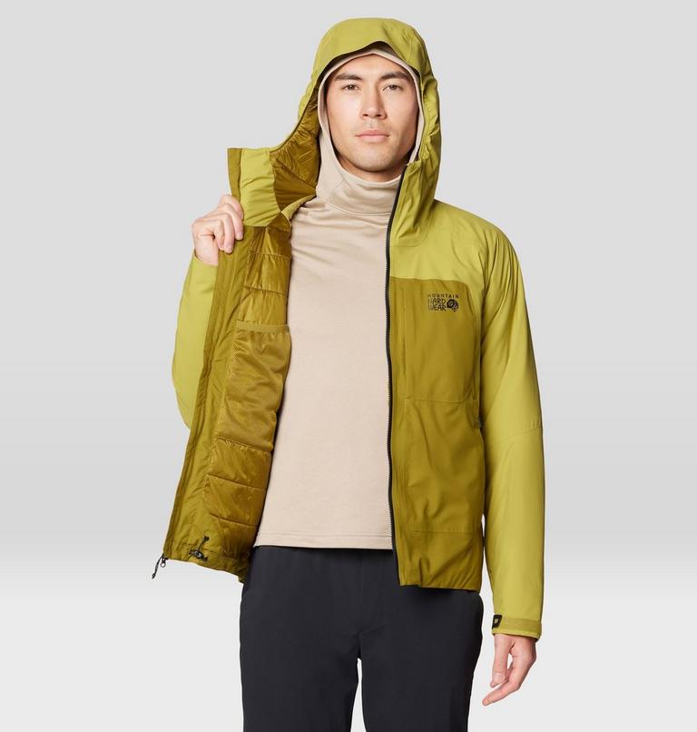 Stretch Ozonic Insulated Jacket, Color: Vetiver, Moon Moss, image 8