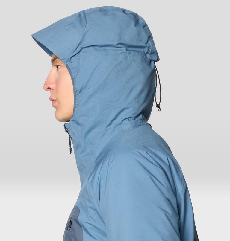 Stretch Ozonic Insulated Jacket, Color: Adriatic Blue, Moon Blue, image 10