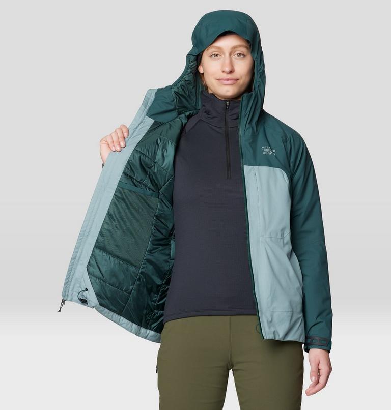 Stretch Ozonic Insulated Jacket, Color: Blue Sage, Verve, image 7