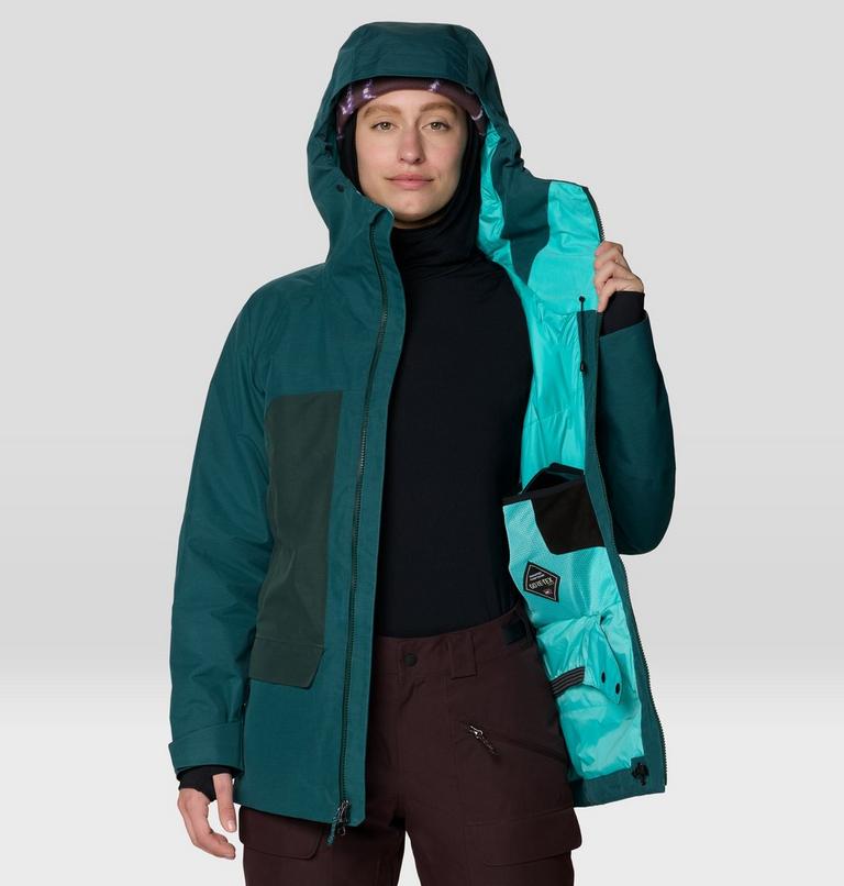 Women's Cloud Bank GORE-TEX&reg; Jacket, Color: Aqua Green, Verve, image 10