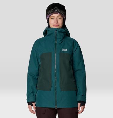 Women's Cloud Bank GORE-TEX&reg; Jacket, Color: Aqua Green, Verve, image 3