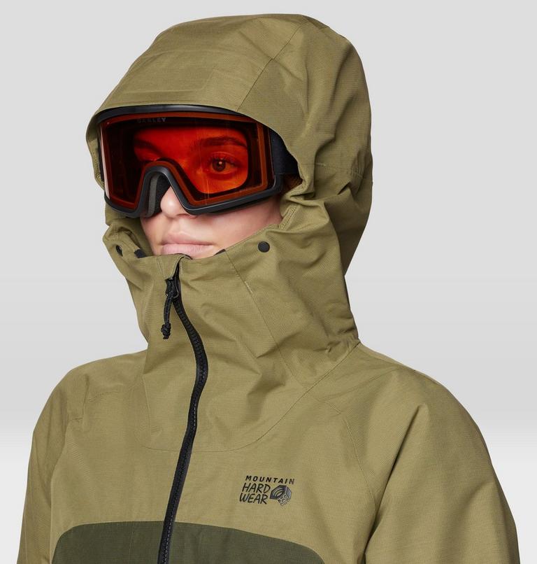 Women's Cloud Bank GORE-TEX Jacket, Color: Landslide, Dark Pine, Black, image 8